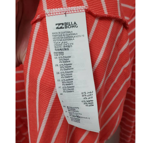 Billabong Kids My Time Dress in Geranium ~ Big Girl's Size Large (14/16) - Picture 10 of 15